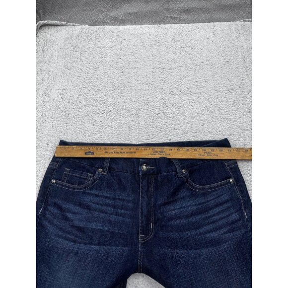 Melissa McCarthy Seven Dark Wash Slim Boot Denim Jeans Size 22 - Picture 7 of 12